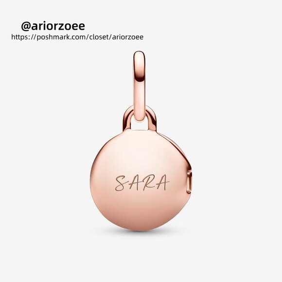 Pandora Openable & Engravable Love Locket Dangle Charm - Picture 2 of 6